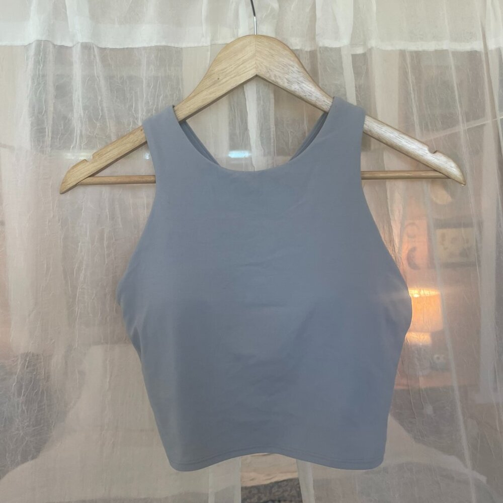 Light Purple Athleta Longline Sports Bra